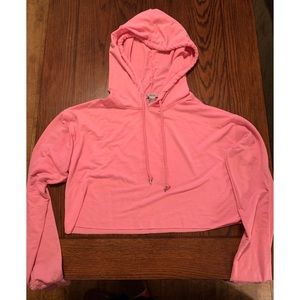 Forever 21 cropped pink work out top